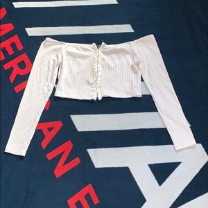 BooHoo off the shoulder top